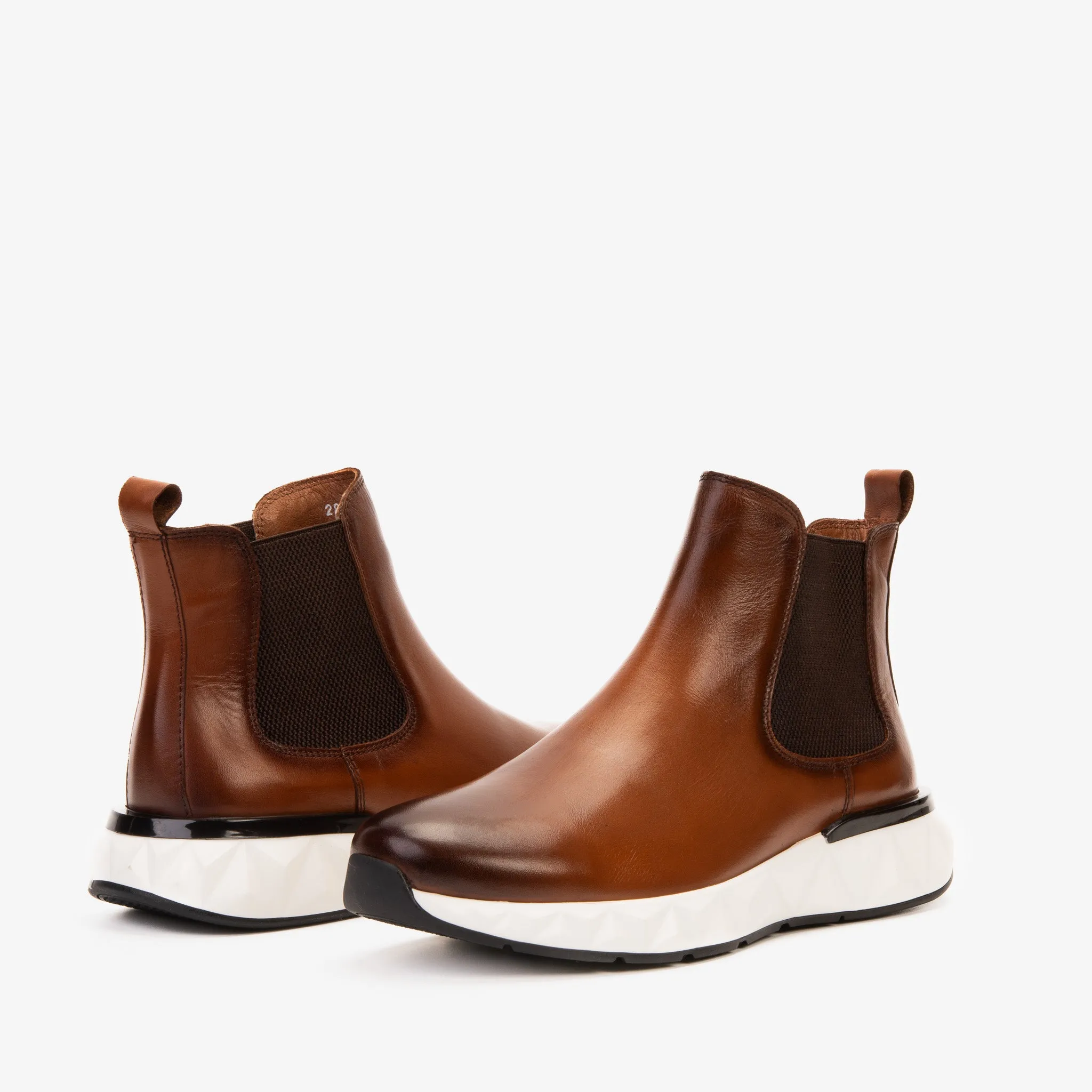 The Apex Tan Leather Men Chealsea Boot Alex Costa Chelsea Boots