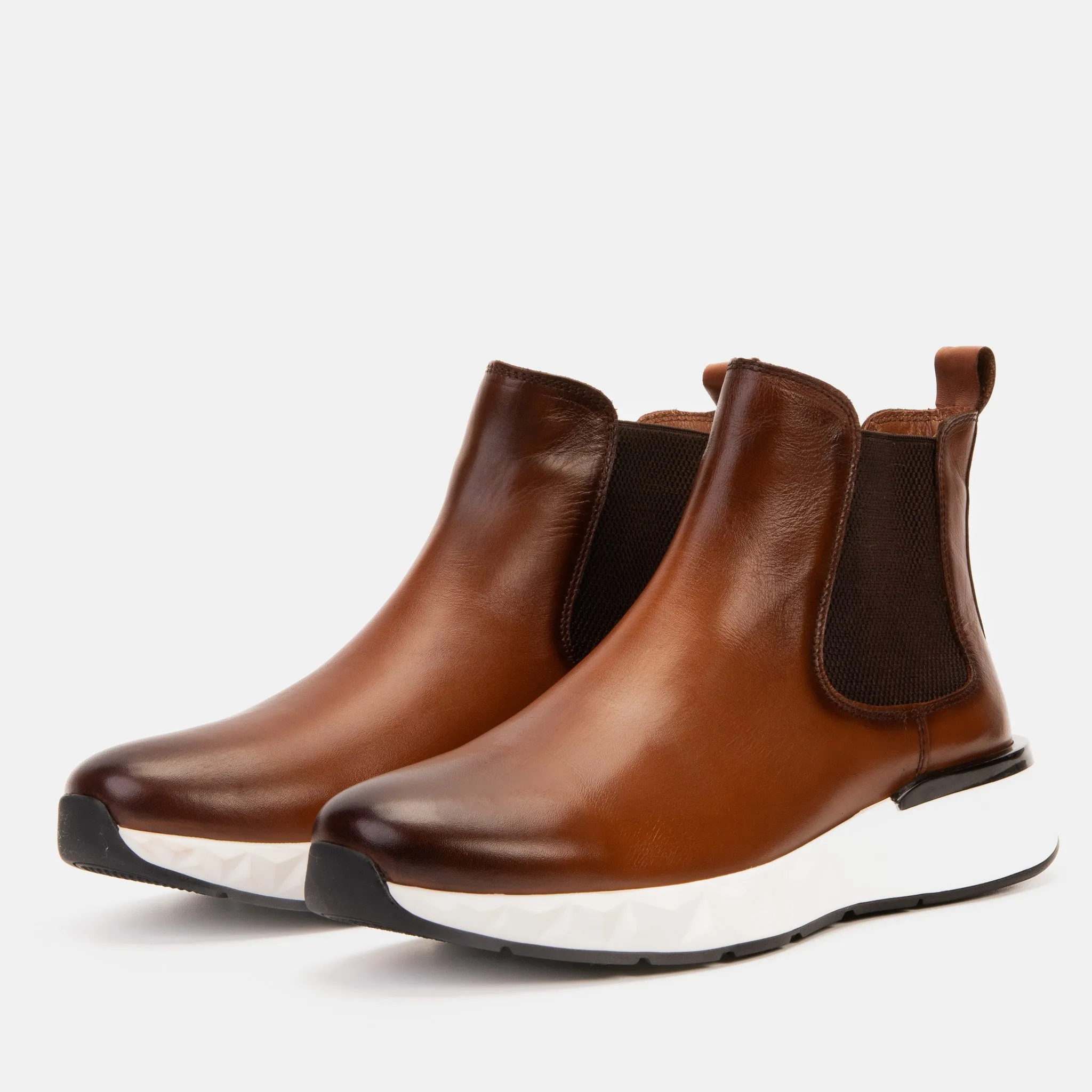 The Apex Tan Leather Men Chealsea Boot Thermal Chelsea Boots