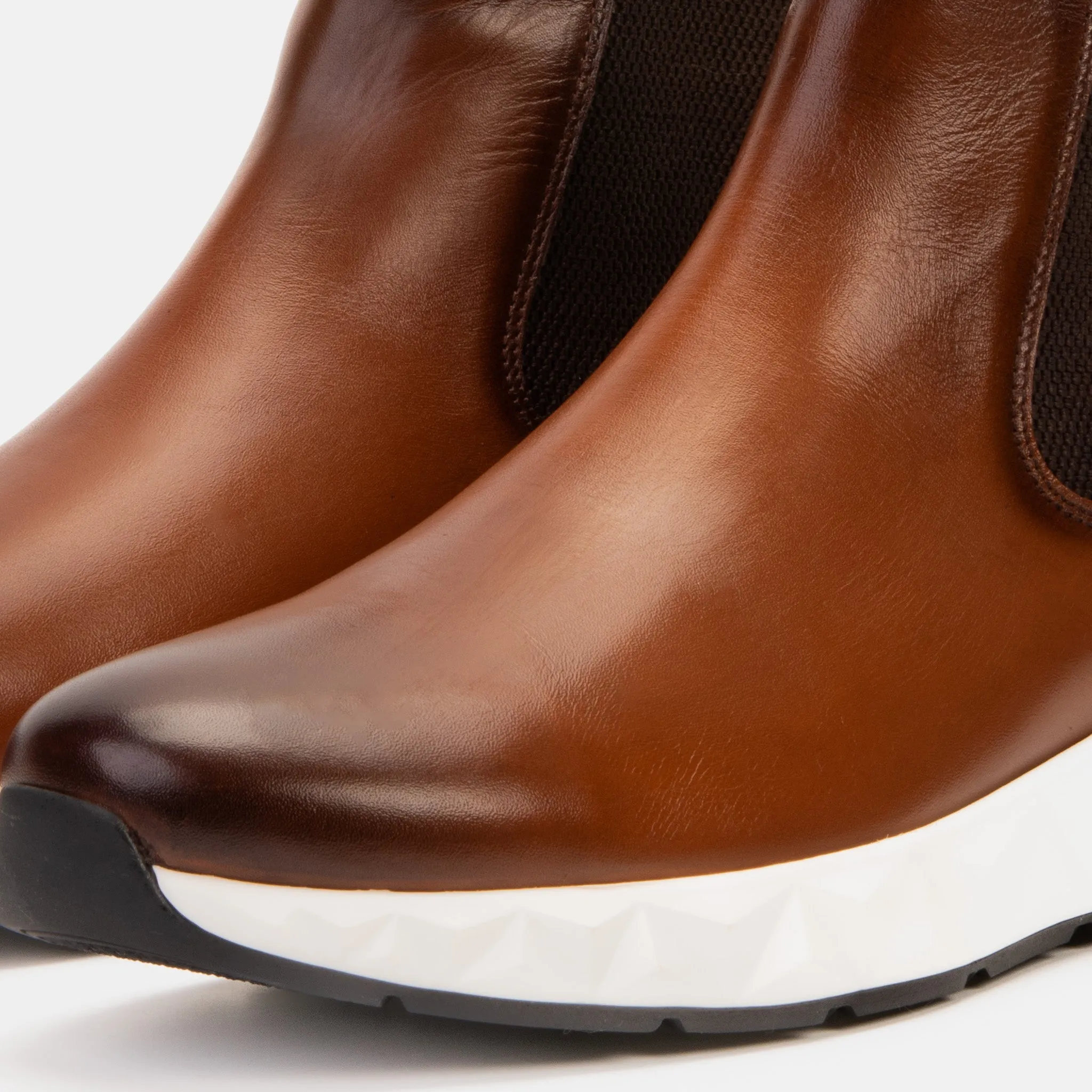 Heel Chelsea Boots The Apex Tan Leather Men Chealsea Boot