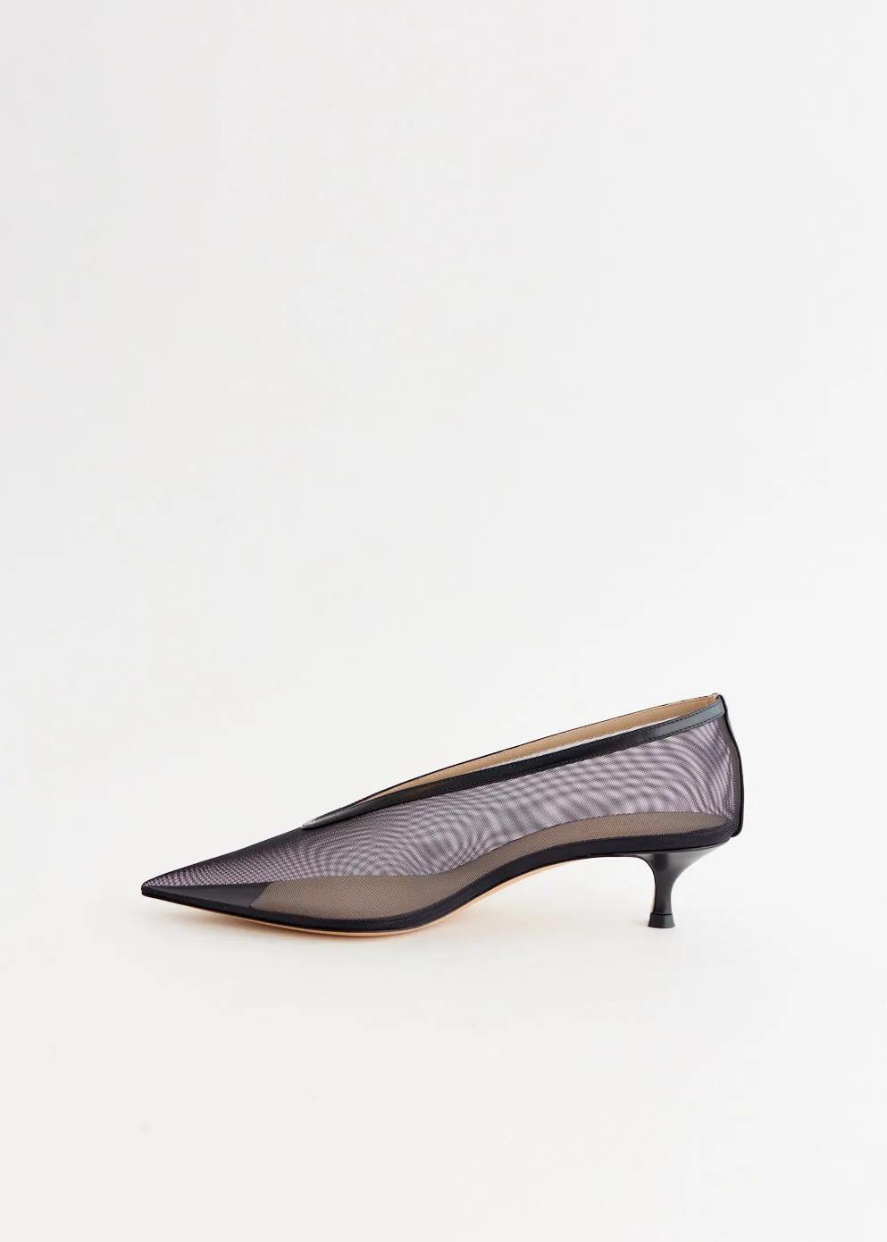 Babouche Kitten Mesh Heels Olivia Munn In High Heels