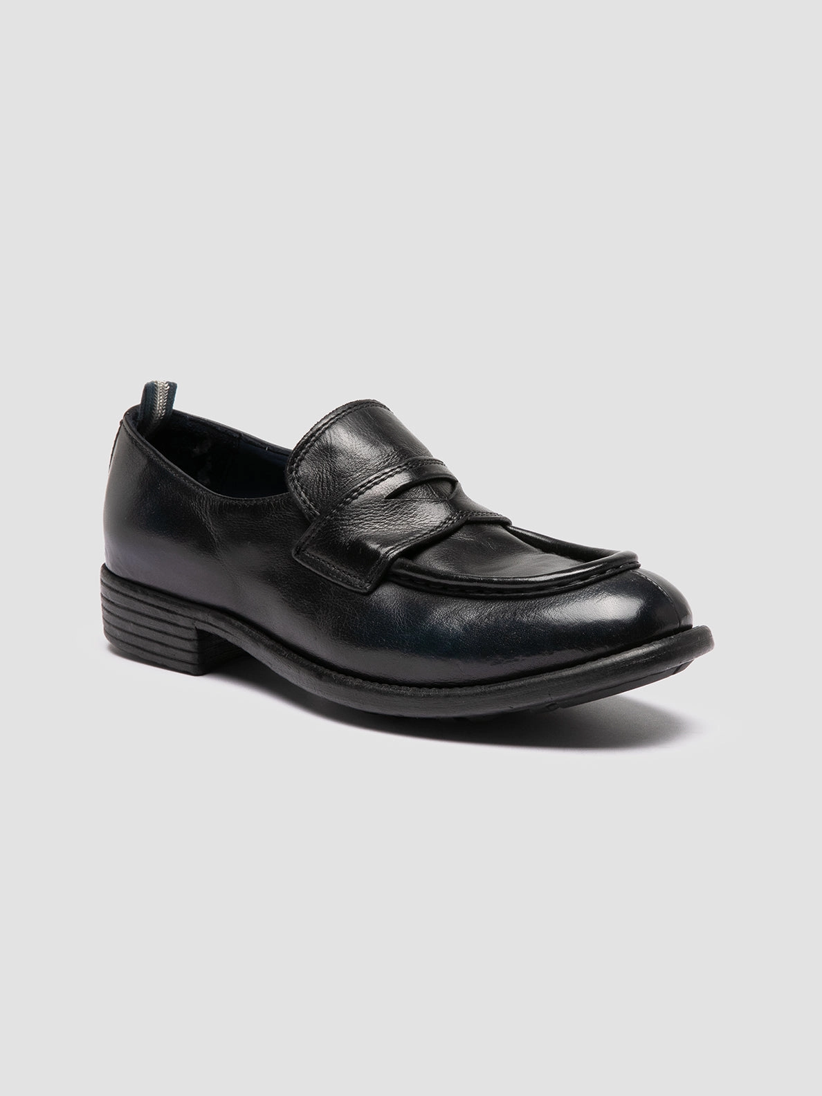 CALIXTE 020 - Navy Leather Loafers Chloe Loafers