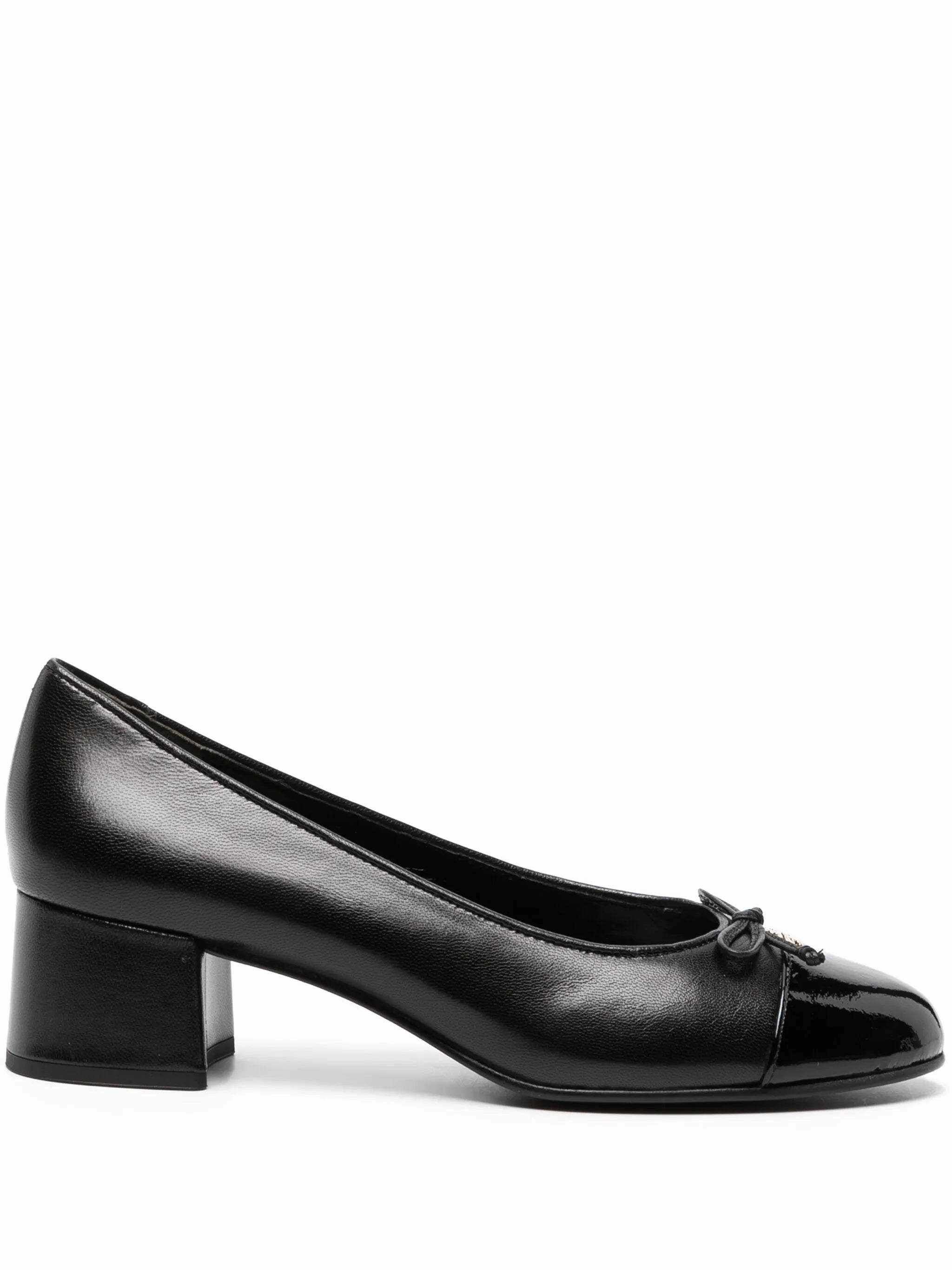 45mm cap-toe leather pumps Tasseled Loafers