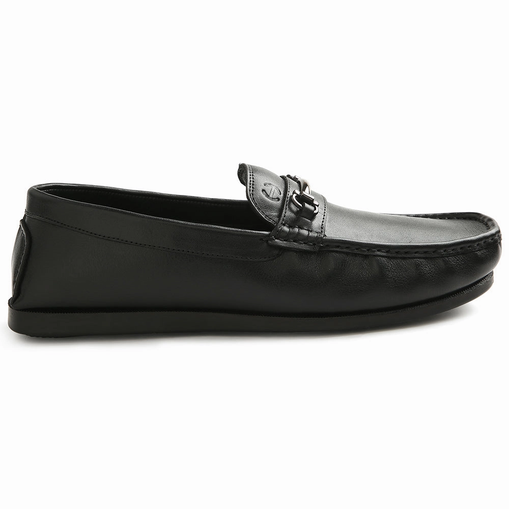 Healers Black Casual Loafers For Men S201-01 By Liberty Camel Loafers