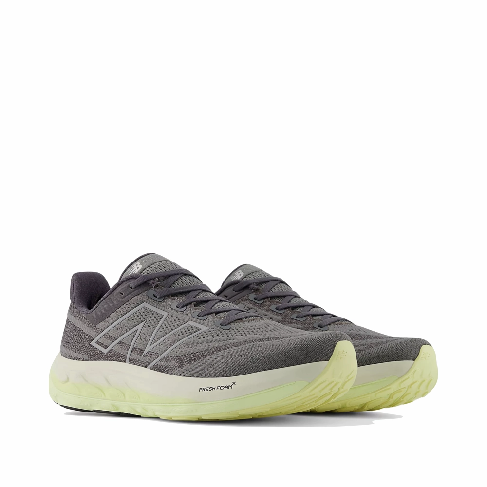 New Balance Men's Fresh Foam X Vongo v6 Sneaker in Harbor Grey with Limelight and Silver Metallic New Balance Women's Fresh Foam Lav V2 Tennis Shoe
