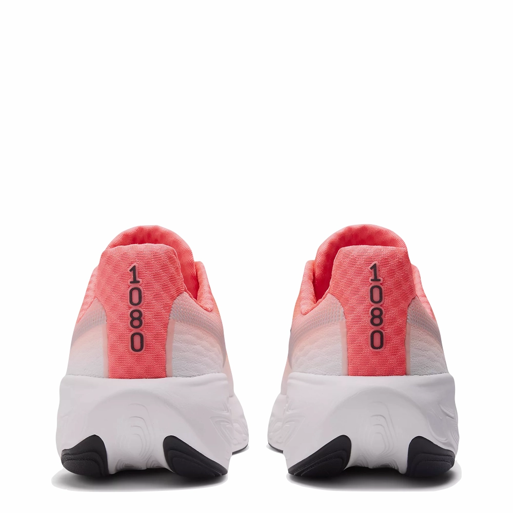 New Balance Men's Fresh Foam X 1080v14 in Urgent Red with Reflection and Black