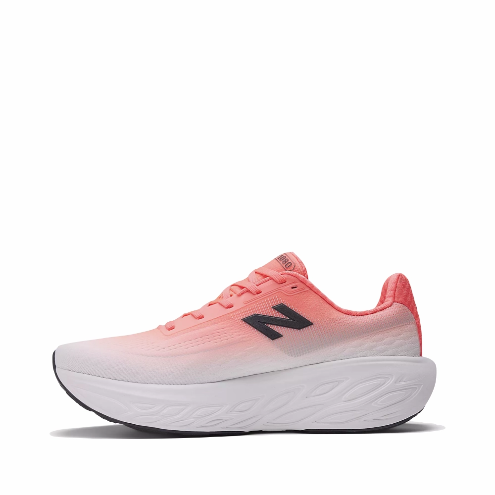 New Ba New Balance Men's Fresh Foam X 1080v14 in Urgent Red with Reflection and Black