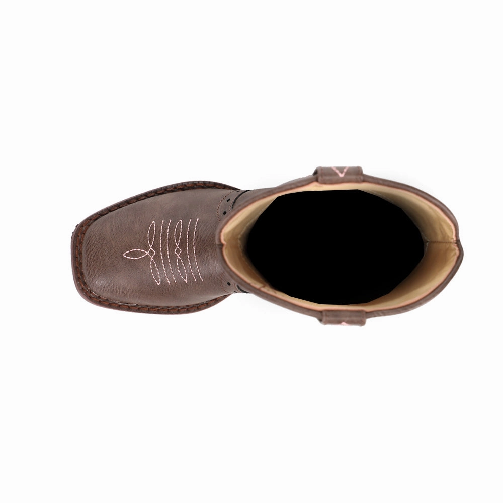 Boots Moc Lexi Rhinestone Square Toe Cowboy Boots (Little Kid-Big Kid)