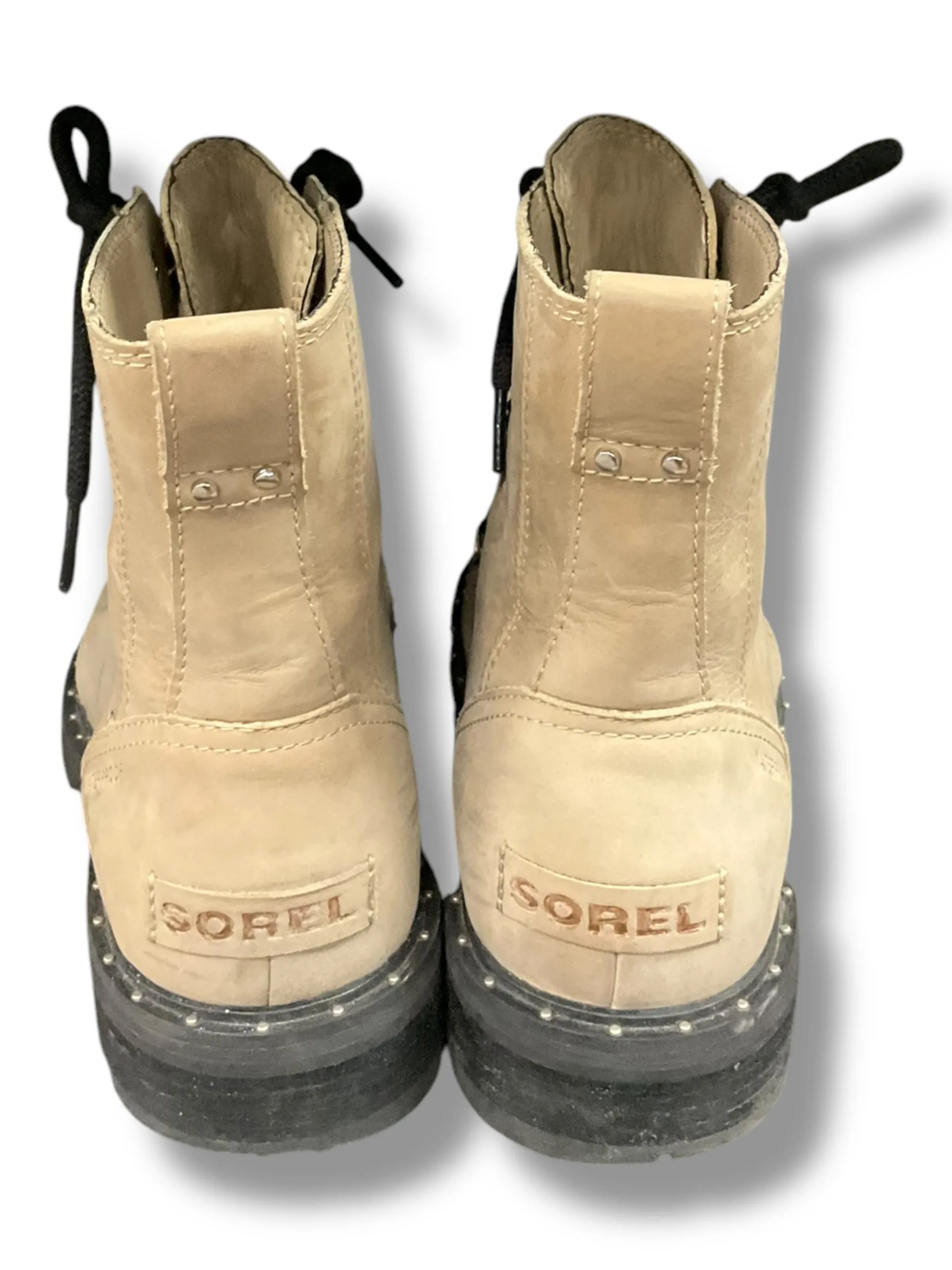 Boots Combat By Sorel In Tan, Size: 9 Vegetarian Shoes Combat Boots