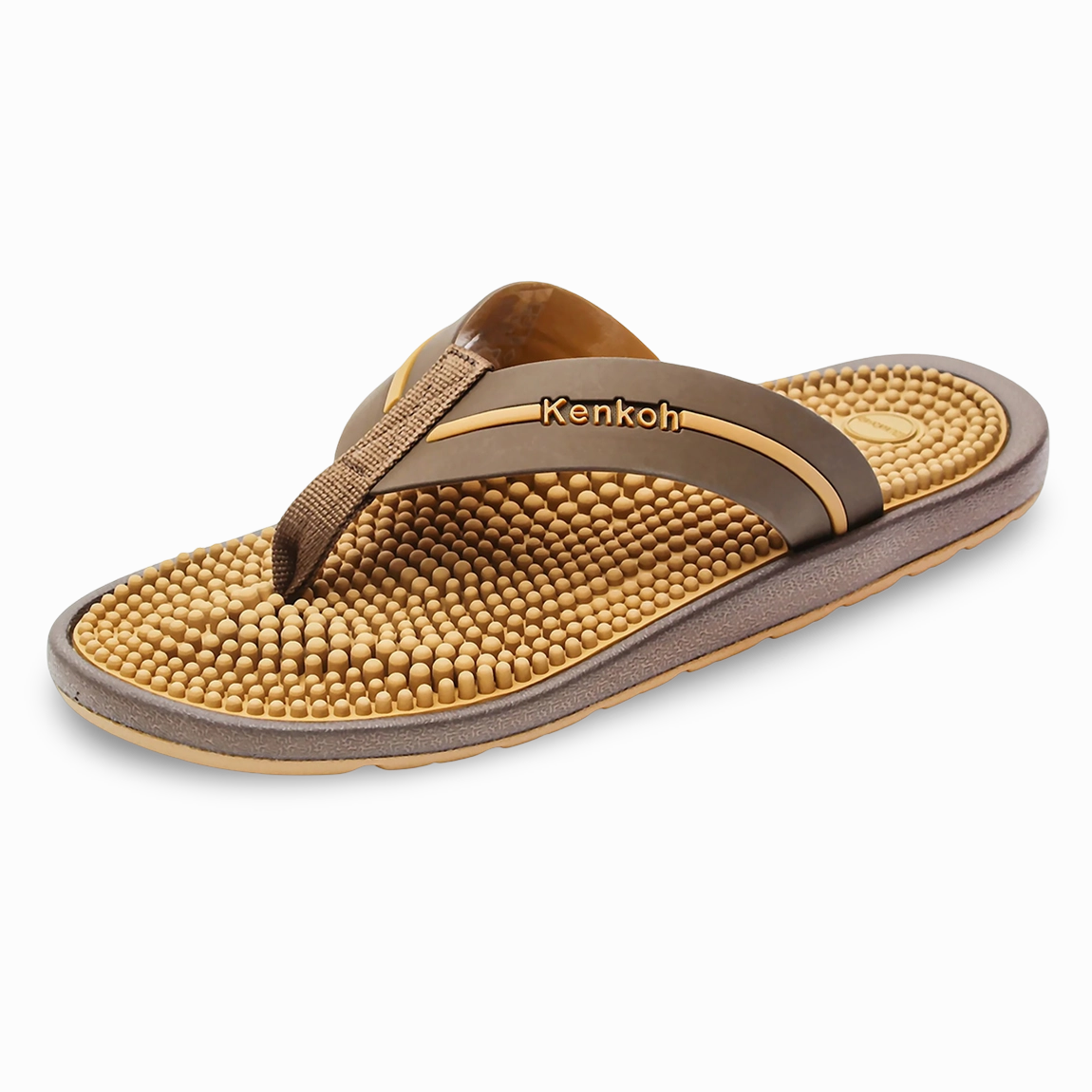 Kaiyo Thong Brown (Women) Wedge Heel Closed Toe Sandals