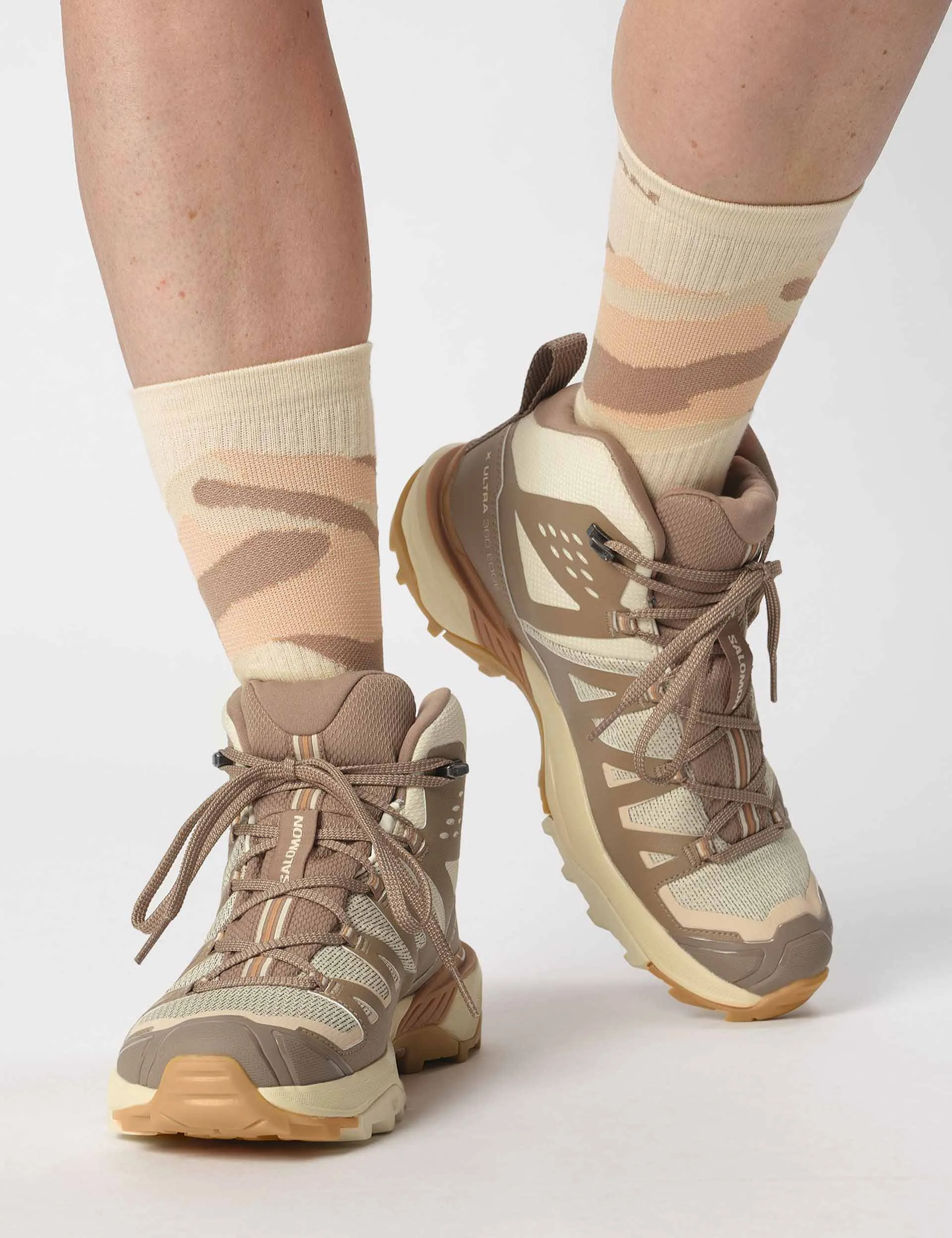 X Ultra 360 Edge Mid Gore-Tex - Shortbread/Raw Umber/Prairie Sunset Hoka Anacapa Hiking Boots