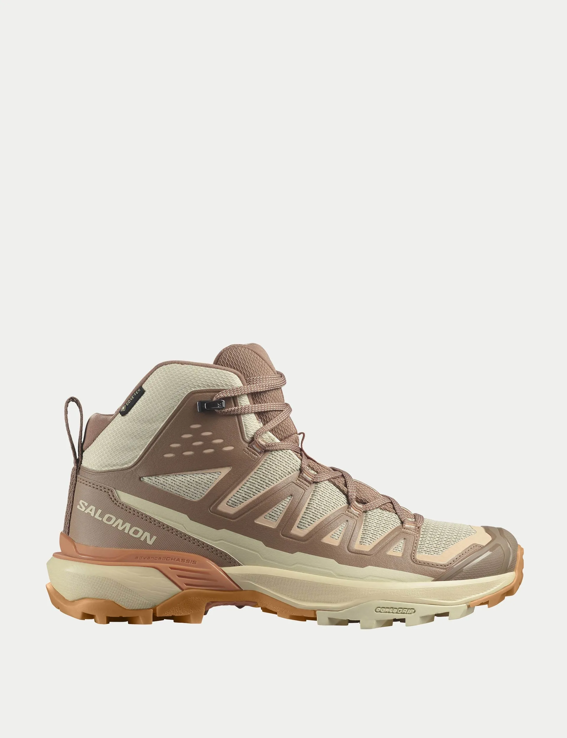 Hiking Boots With Gore Tex X Ultra 360 Edge Mid Gore-Tex - Shortbread/Raw Umber/Prairie Sunset