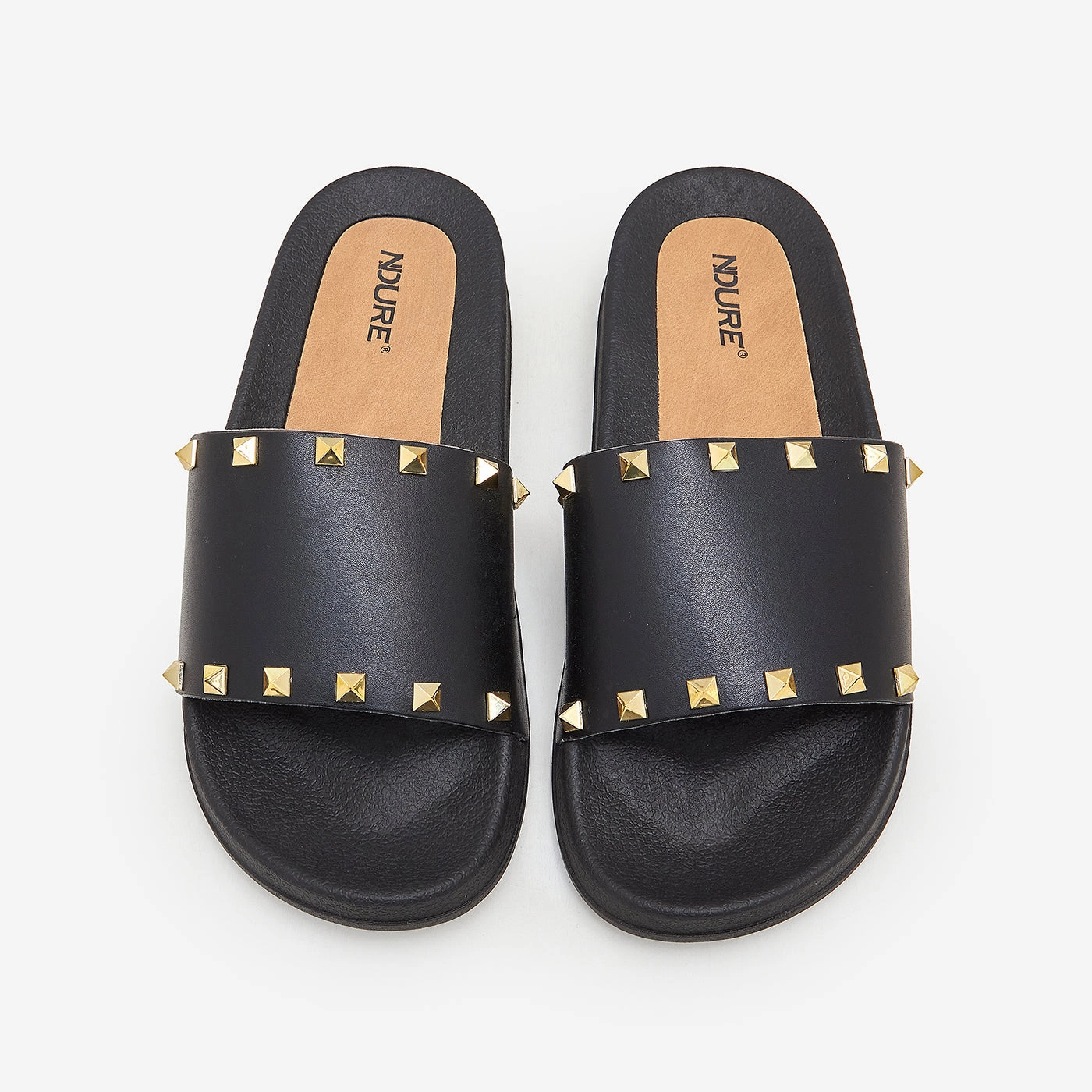 Studded Women's Slides Indoor House Slippers