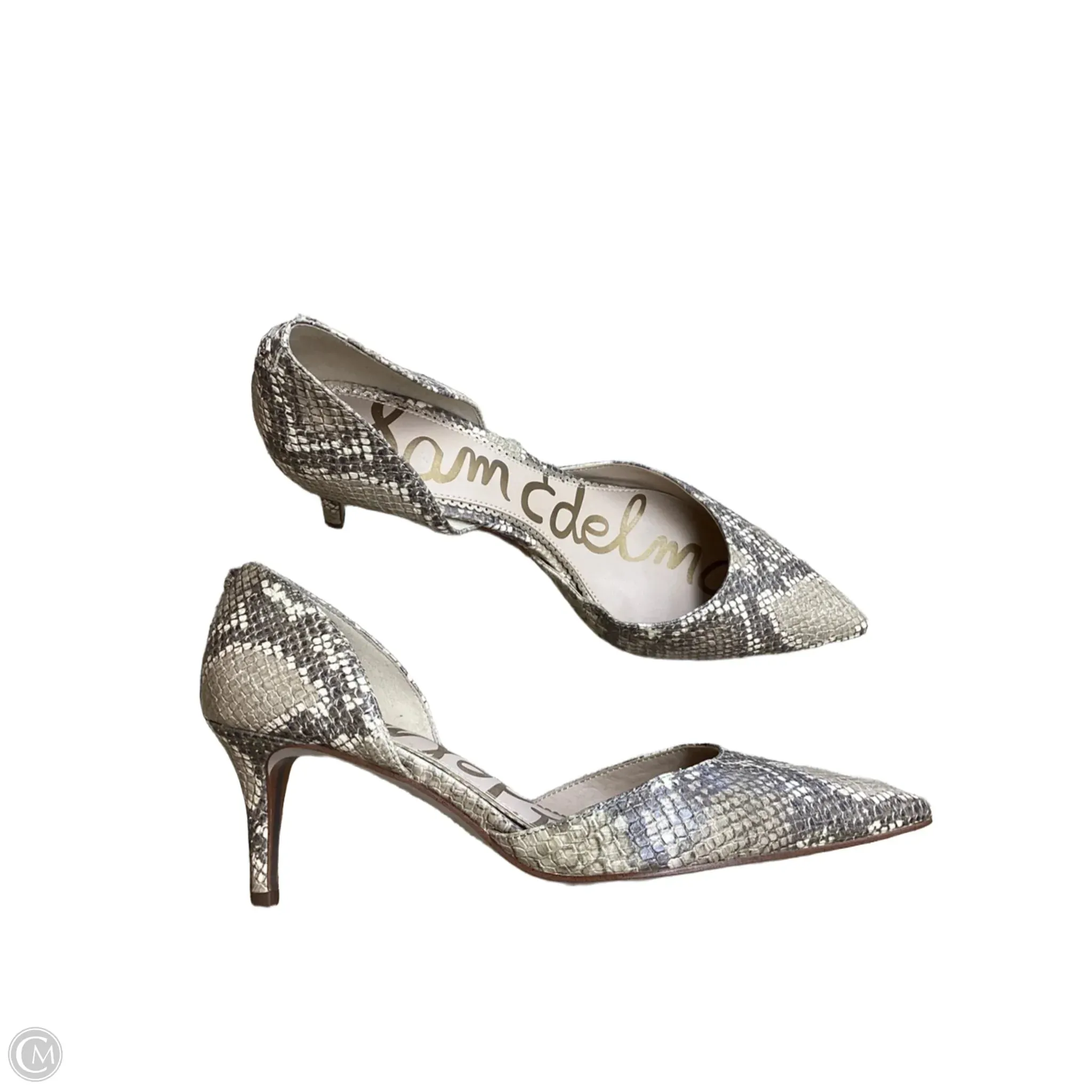 High Heels Insert Shoes Heels Kitten By Sam Edelman In Animal Print, Size: 7.5