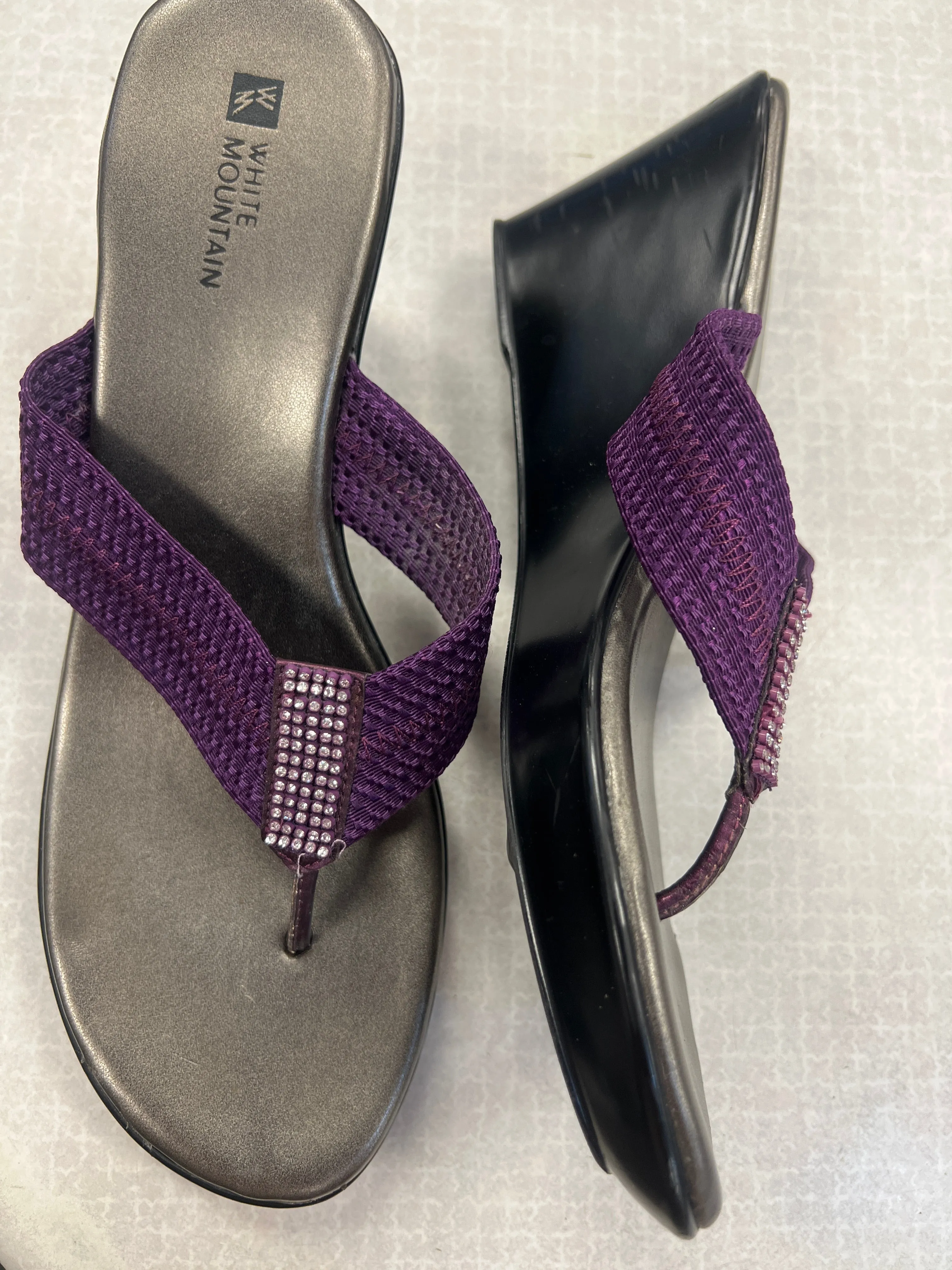 Outfits With Knee High Heel Boots Sandals Heels Wedge By White Mountain  Size: 9.5