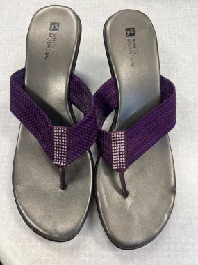 High Heels Long Dress Sandals Heels Wedge By White Mountain  Size: 9.5