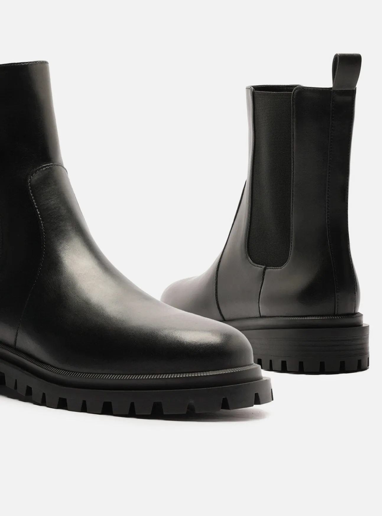 Budget Combat Boots Brandy Low Block Leather Boot