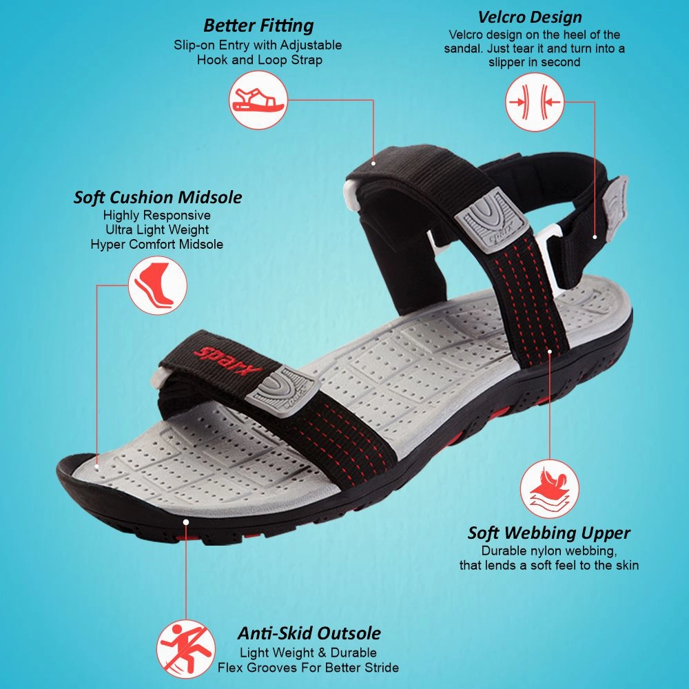 Sandals for Men SS 414 Hiking Sandals With Arch Support