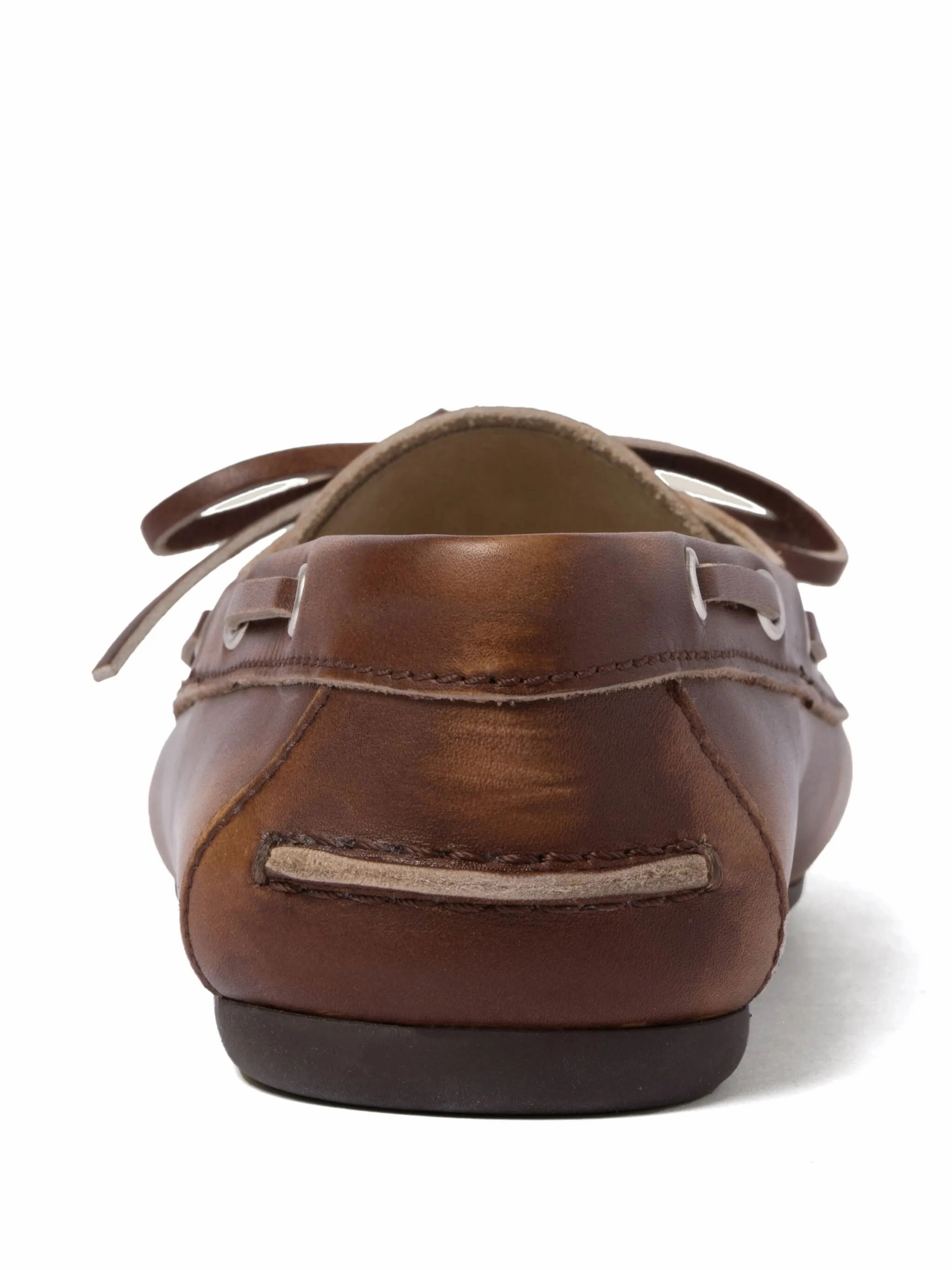 Loafers With Silver Buckle bleached leather loafers