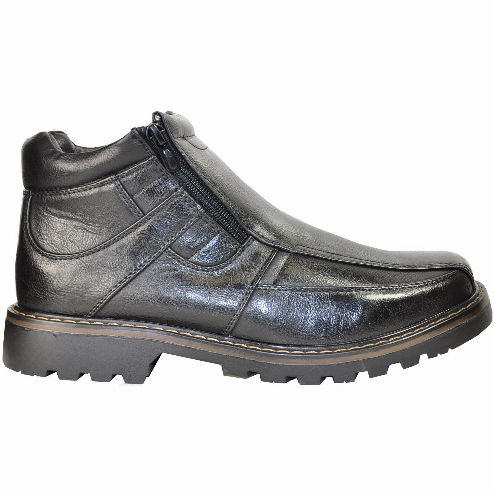 BRAVO Men Boot DEAN-4 Casual Winter Fur Boot Print Ankle Boots