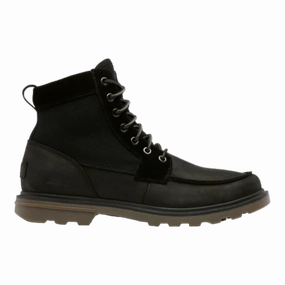 Cognac Leather Ankle Boots Men's Carson Moc Boot