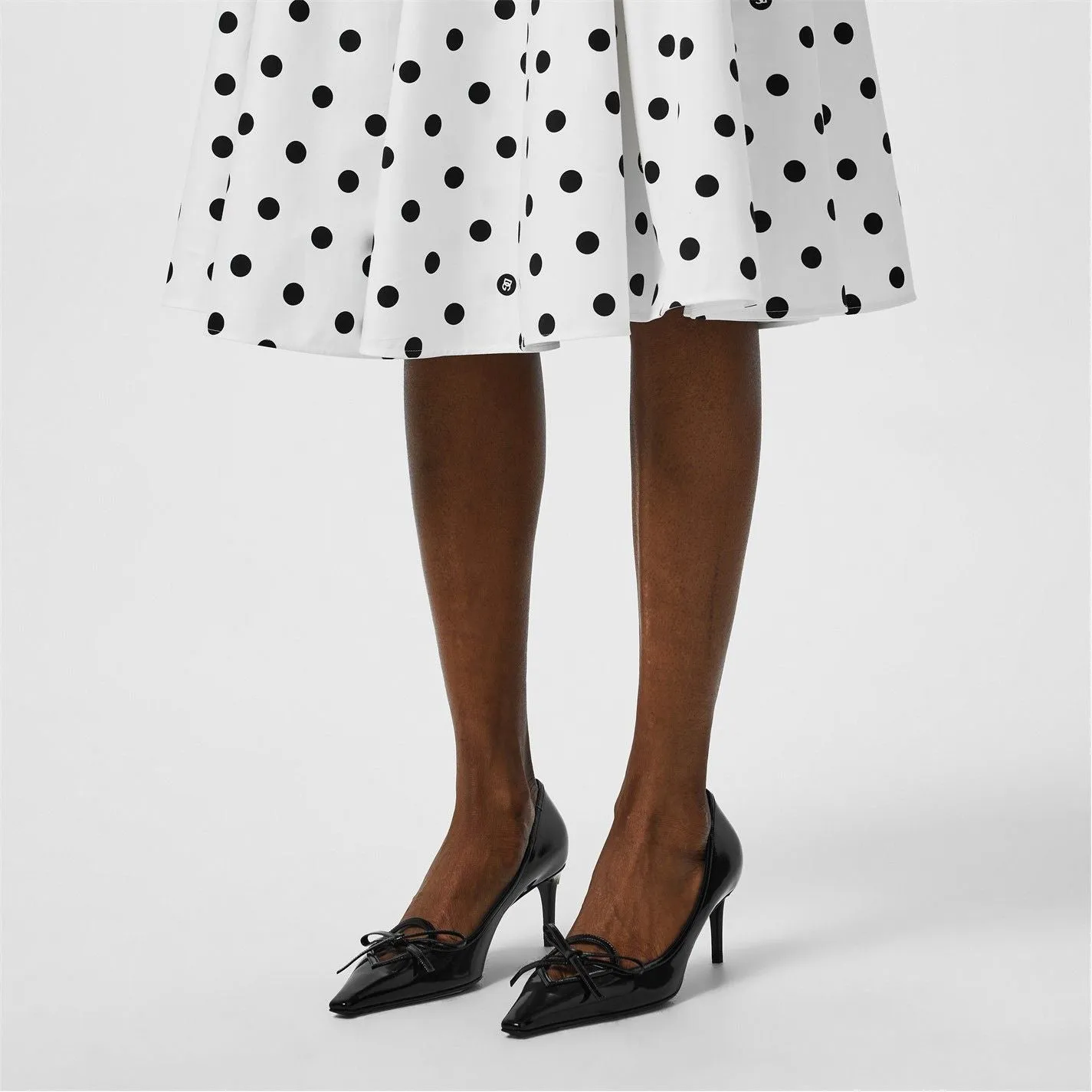 Toes In High Heels Dolce And Gabbana  Bow Kitten Heels Nero