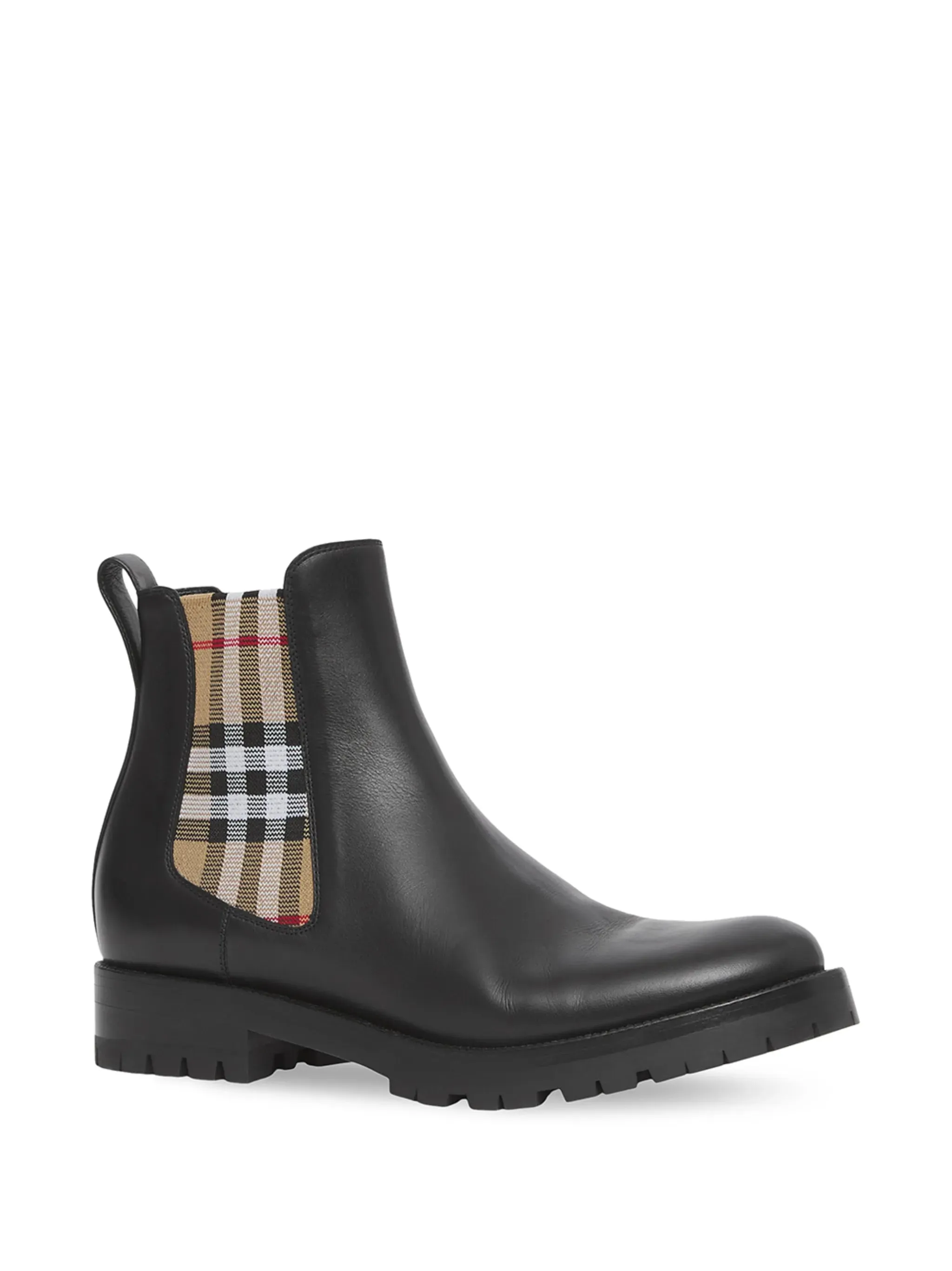 Chelsea check-panel boots Chelsea Boots Cognac