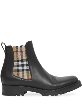 Chelsea check-panel boots Chelsea Boots Made In Uk