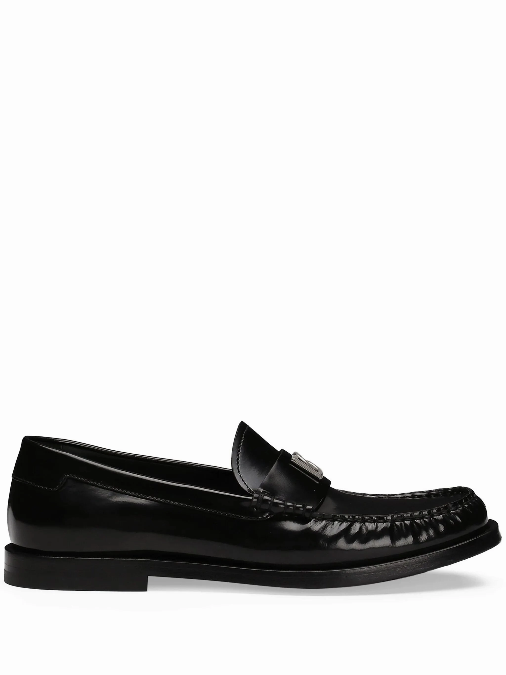 logo-plaque loafers Designer Loafers For Sale