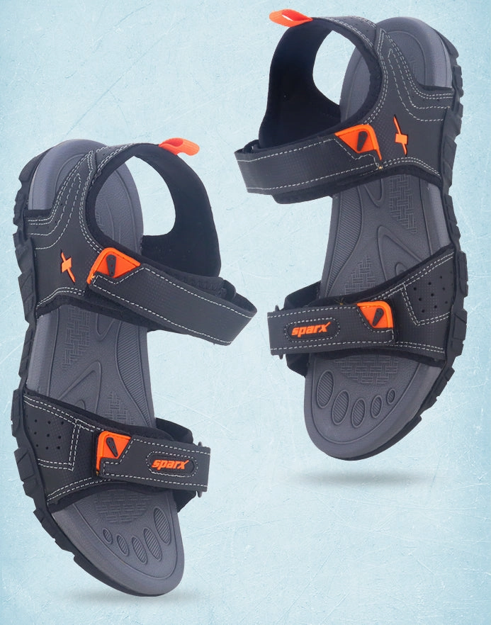 SPARX Sandals for Men SS 614 Wedge Closed Toe Sandals