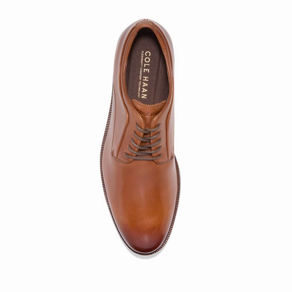 Dean Grand Plain Toe Oxford Brown Wingtip Oxford Shoes
