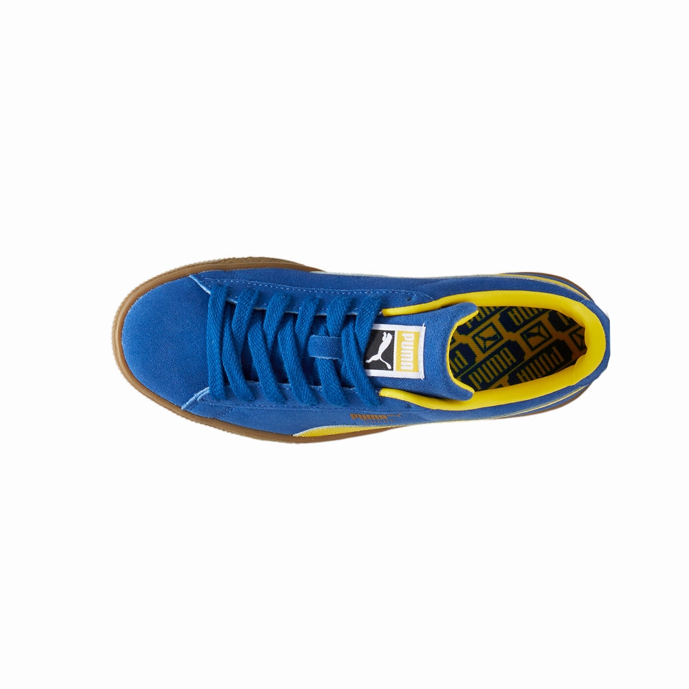 Suede Terrace Lace Up Sneakers (Big Kid) Lined Sneakers