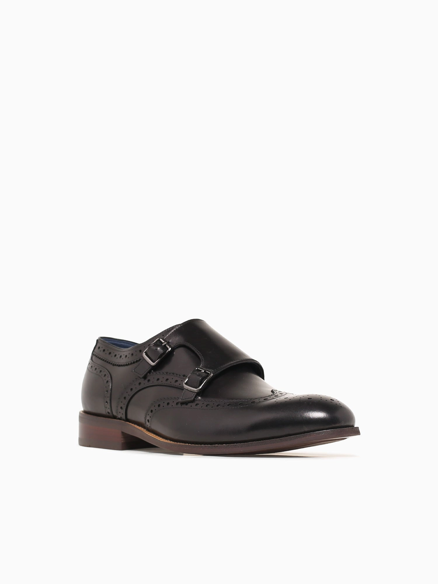 Marcus Black Brushed Calf Leather Fiorentini And Baker Oxfords