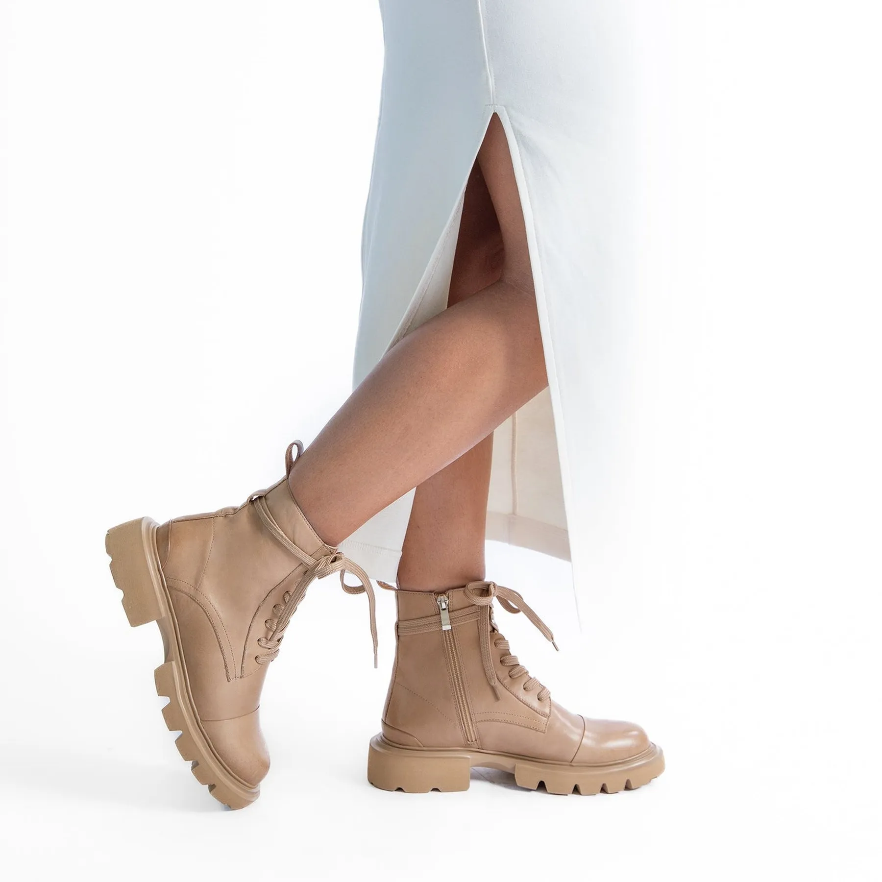 Combat Fold Over Boots ADALIA