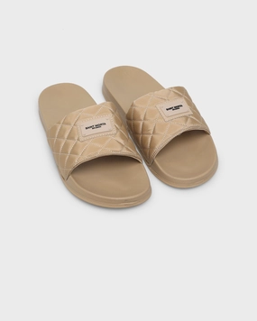 Saint Morta Annex Quilted Slides Stone Slippers Big