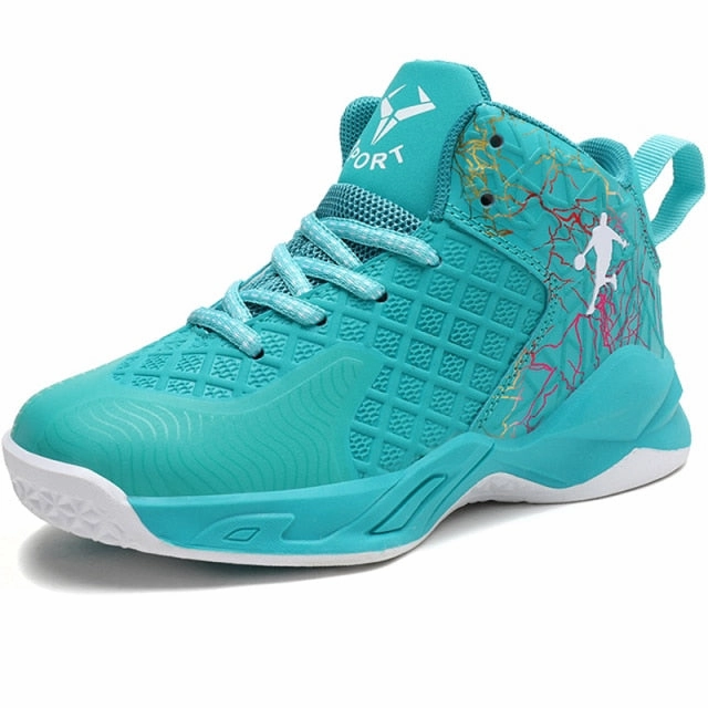 Children Boys Basketball Shoes High Quality Top Soft Non-Slip Kids Sneakers Unisex Girls Sport Shoes Outdoor Boy Trainer Basket Dalton Ga