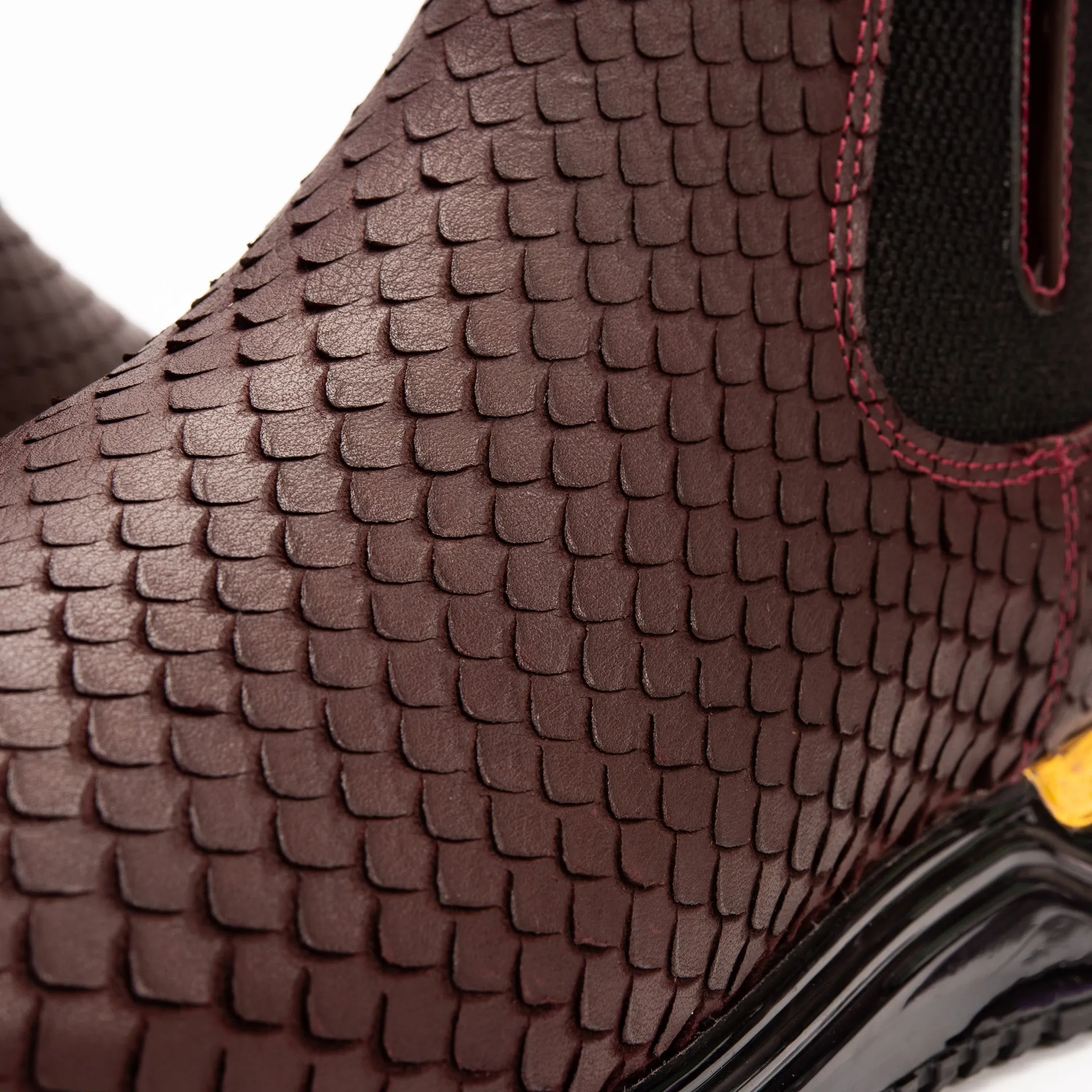 David Jones Chelsea Boots The Panther Burgundy Leather Men Chelsea Boot