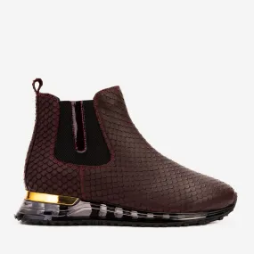 Vance Chelsea Boots The Panther Burgundy Leather Men Chelsea Boot