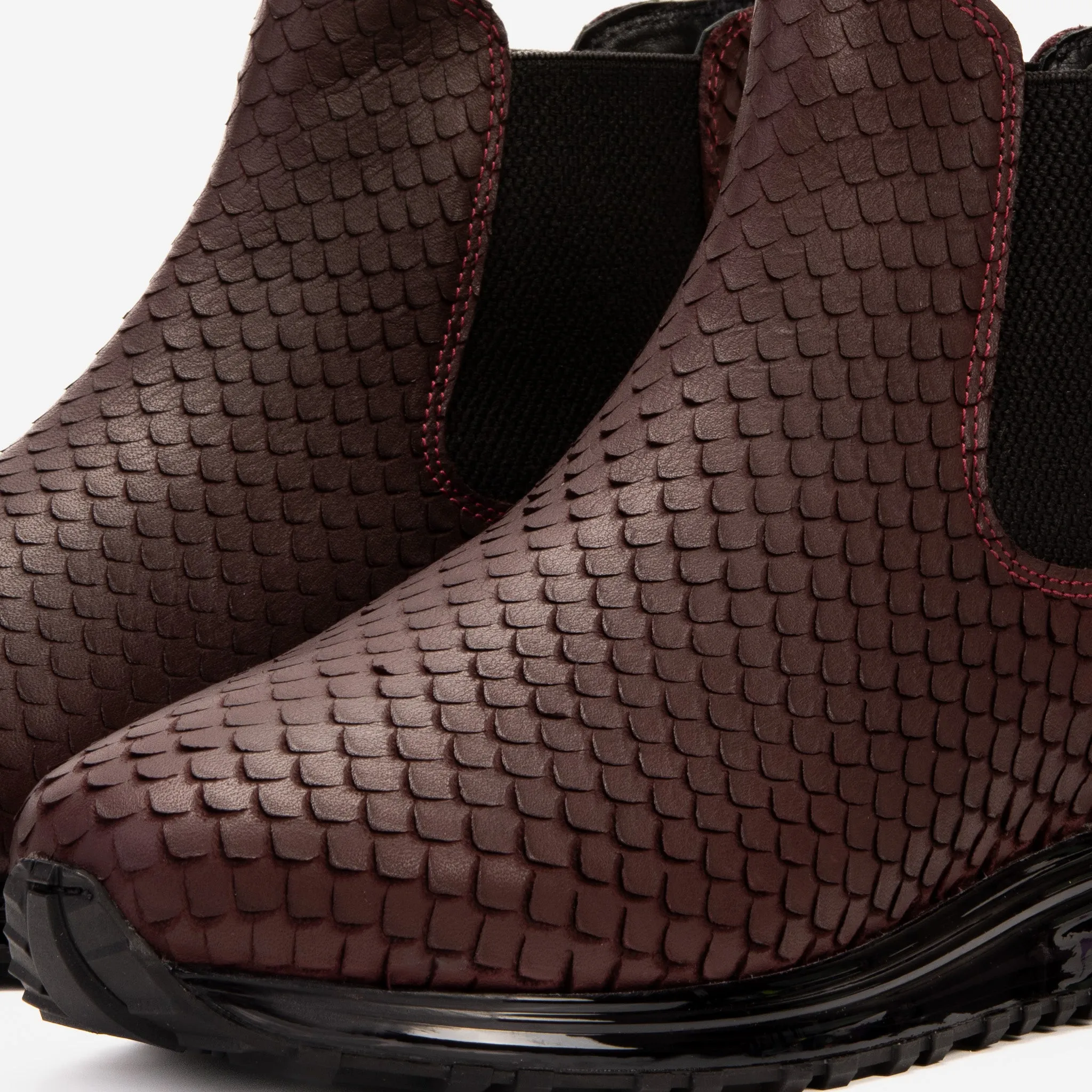 The Panther Burgundy Leather Men Chelsea Boot Marlowe Chelsea Boots