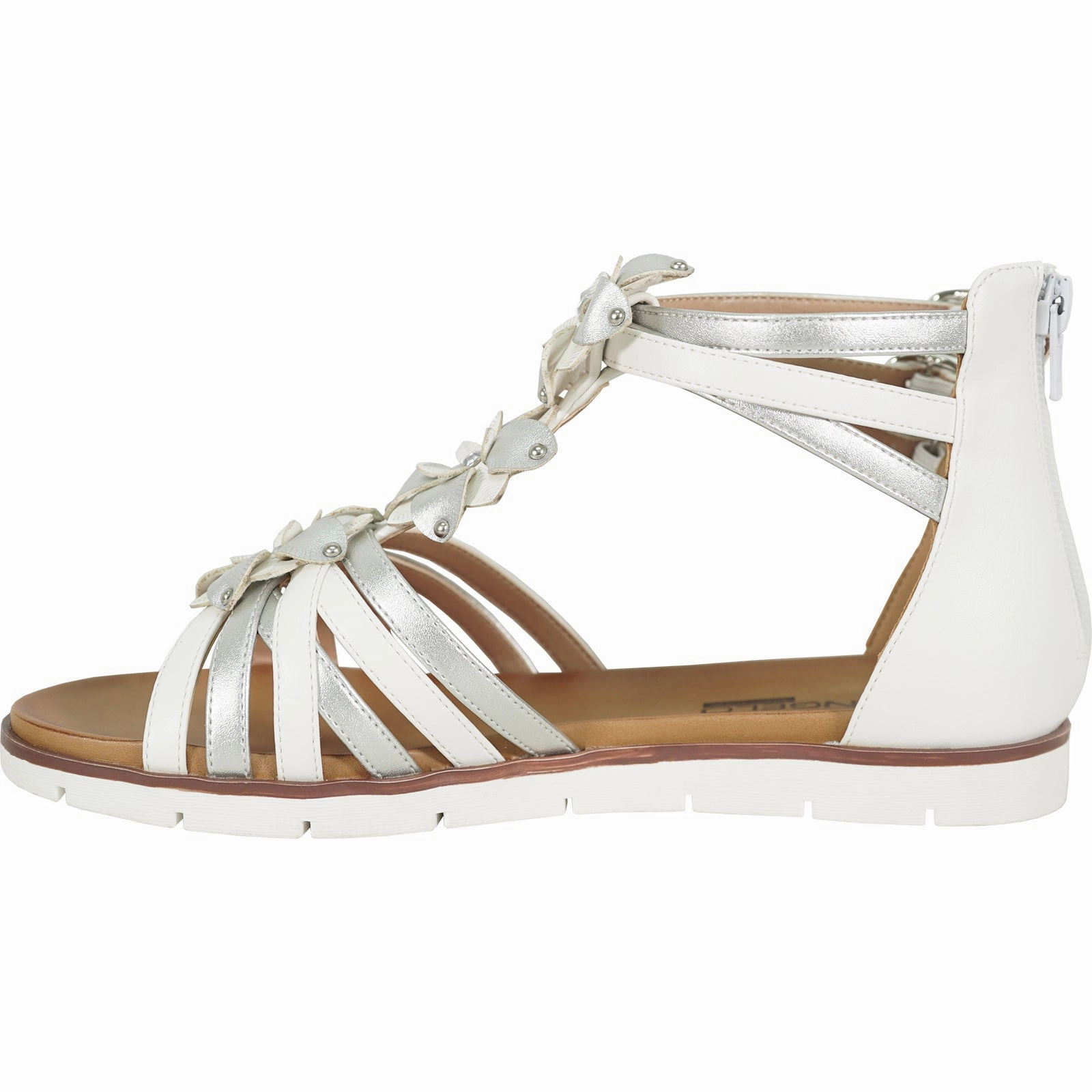 Giuseppe Zanotti Design Sandals VANGELO Women Sandal LILA Comfort Flat Sandal White