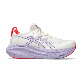 Asics Gel Noosa Tri 7 Running Shoe ASICS | Women's Gel-Nimbus 27 Tokyo Running Shoes - Cream/Edo Purple