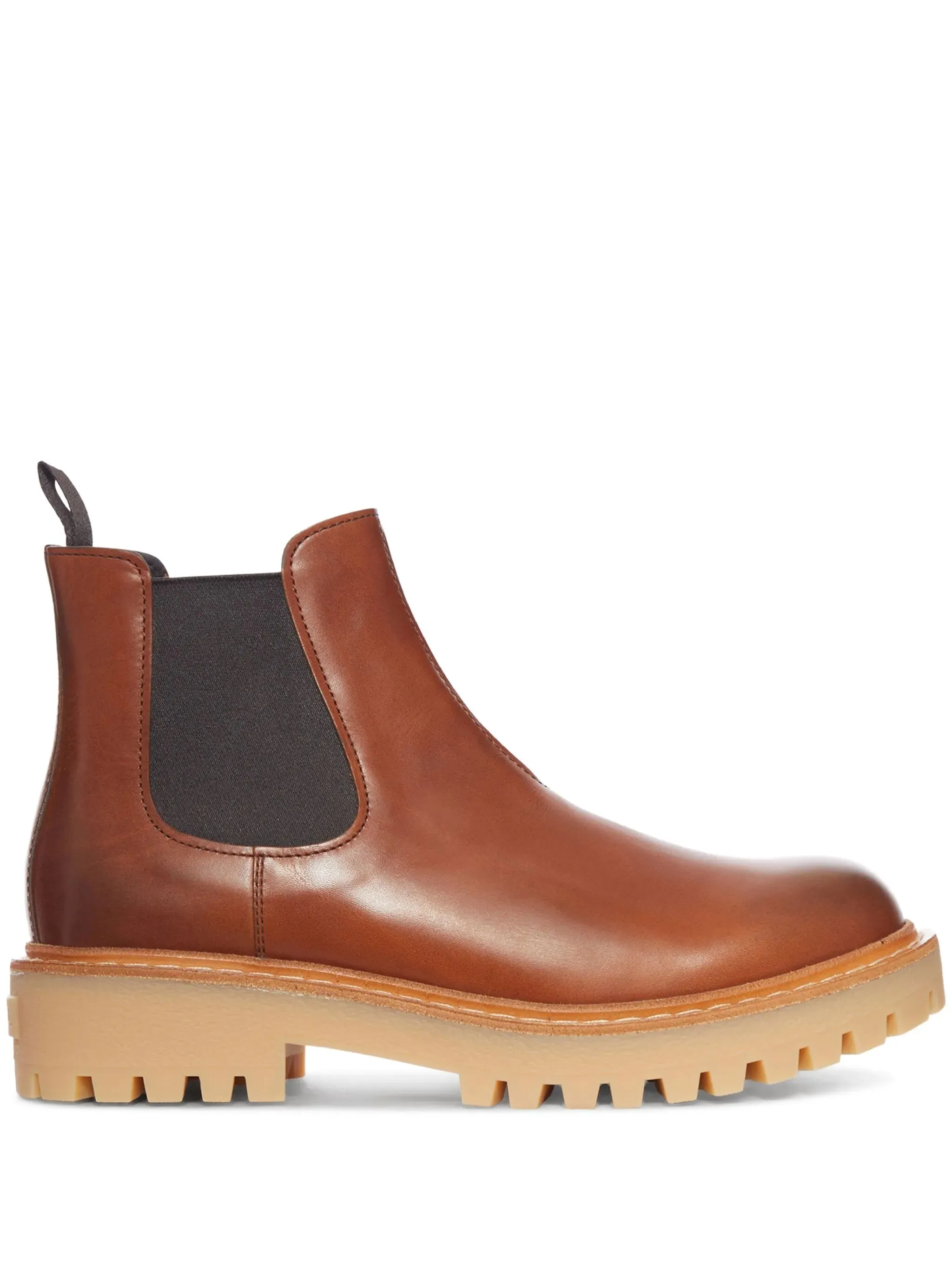 elastic-panel leather Chelsea boots Bex Fleece-lined Platform Chelsea Boots
