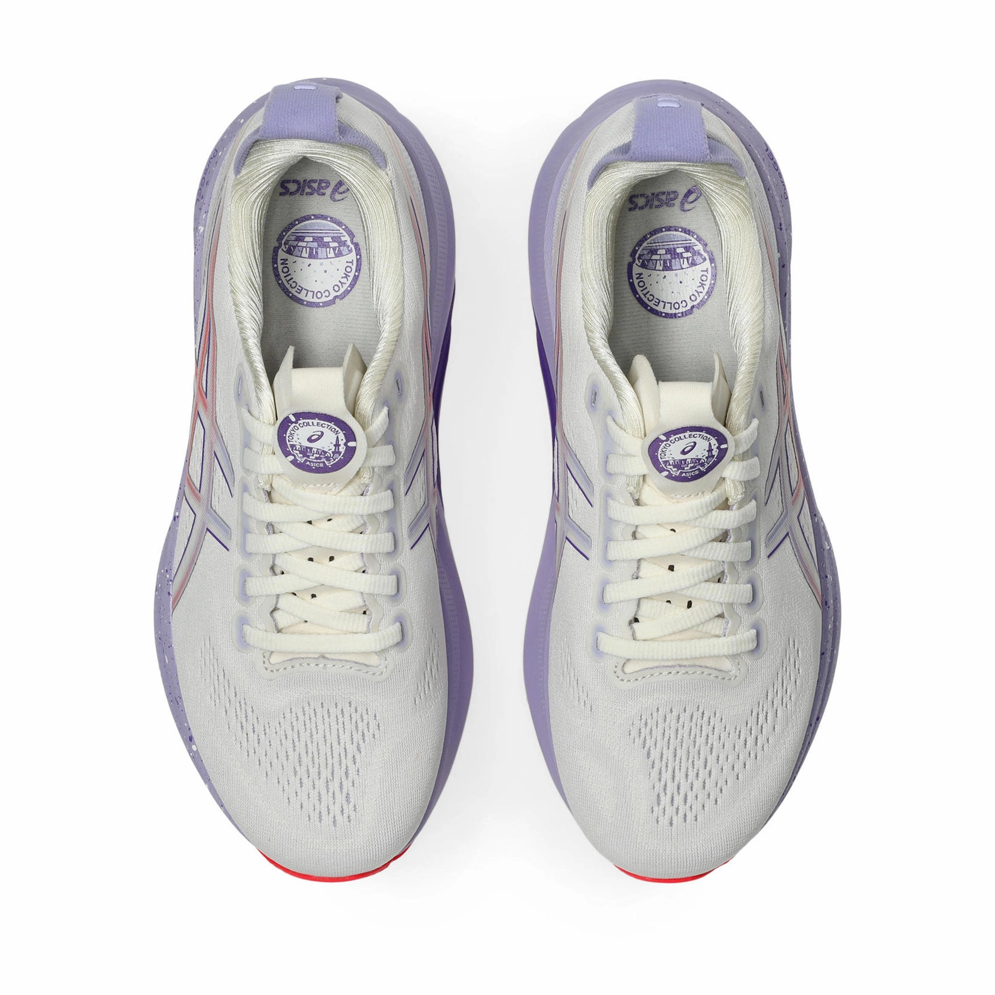 Asics Diabetic Shoes ASICS | Women's Gel-Kayano 32 Tokyo Running Shoes - Cream/Edo Purple