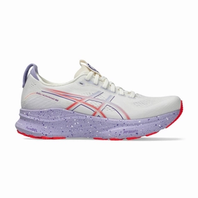 ASICS | Women's Gel-Kayano 32 Tokyo Running Shoes - Cream/Edo Purple Asic Safety Shoes