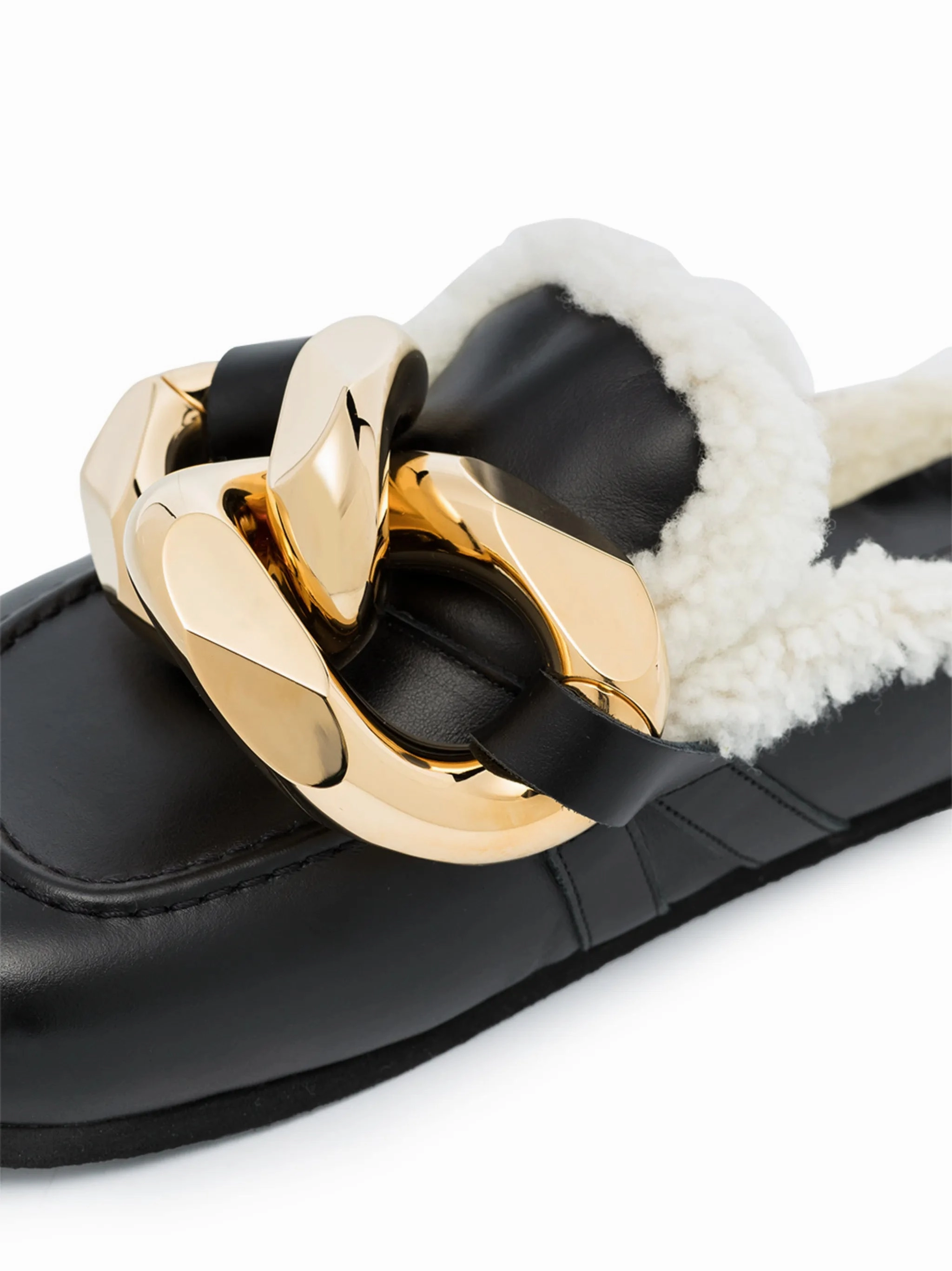 Chain shearling loafer mules Top Sider Tassel Loafers