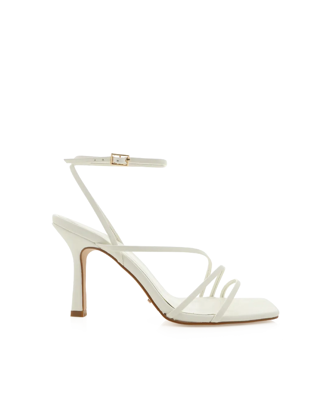 Gladiator Style High Heels SYLVIA - WHITE