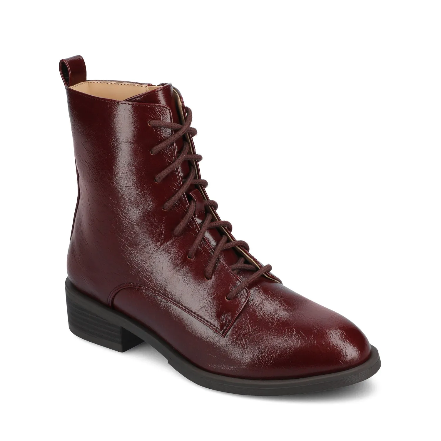 VIENNA COMBAT BOOTIES IN WIDE