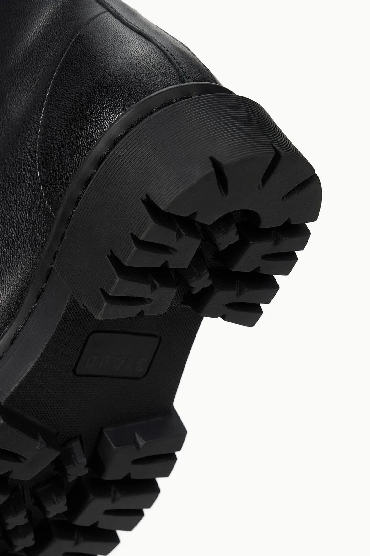 MILES ZIP ANKLE BOOT | BLACK Combat Boots Celebrity Style