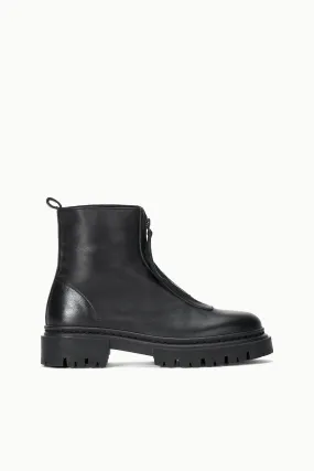 MILES ZIP ANKLE BOOT | BLACK Ww1 Combat Boots