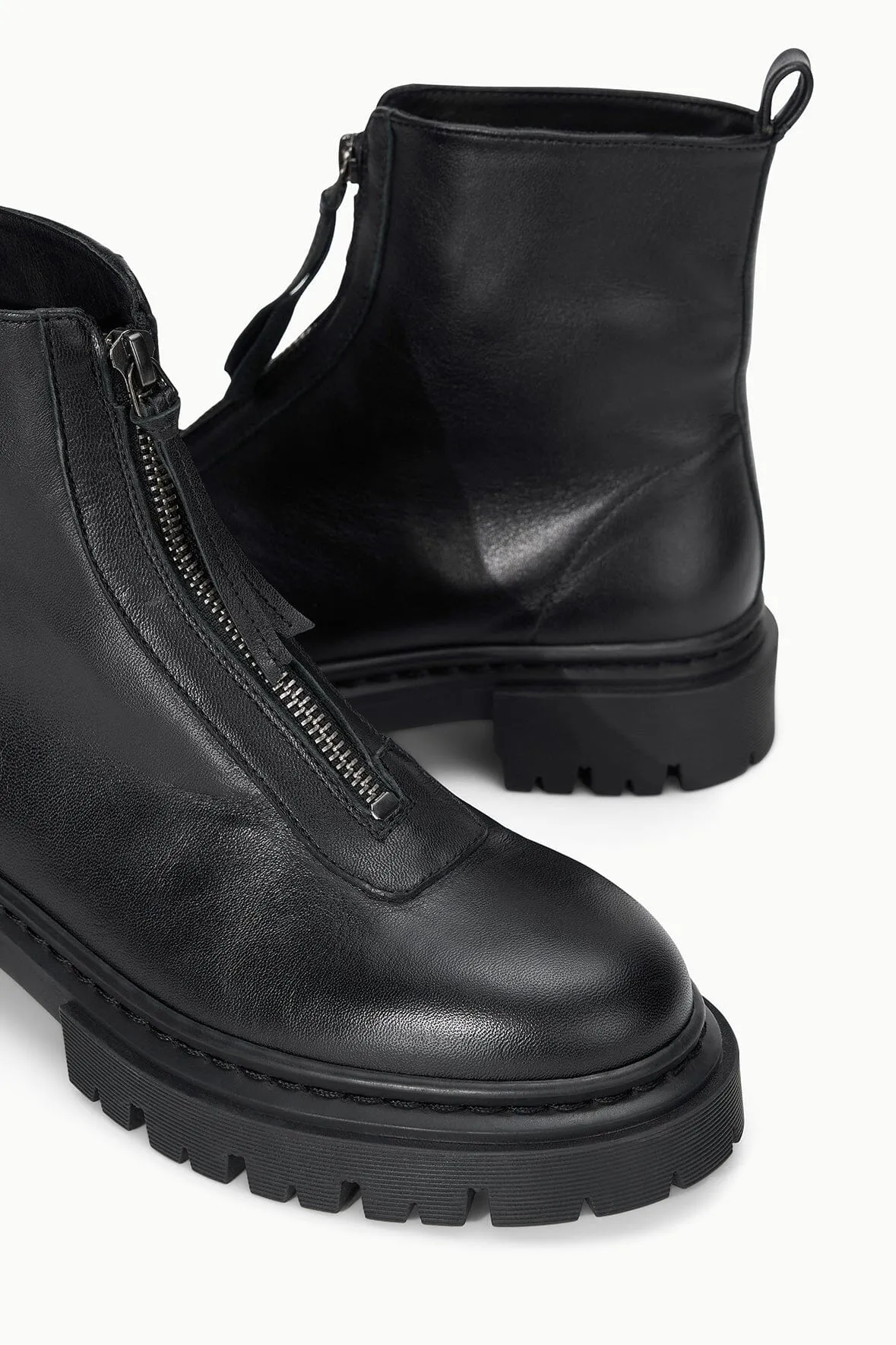 Shift Combat Boots MILES ZIP ANKLE BOOT | BLACK