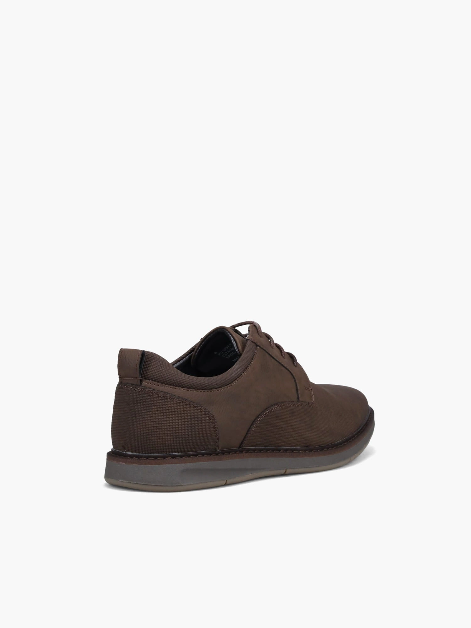 Tadd Brown Embossed Nbk Zerogrand Leather Wingtip Oxfords